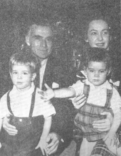 1953年斯诺全家在纽约