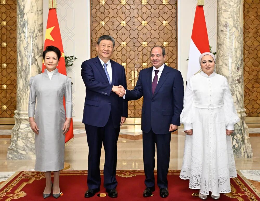 高清大图！习近平同埃及总统塞西会谈