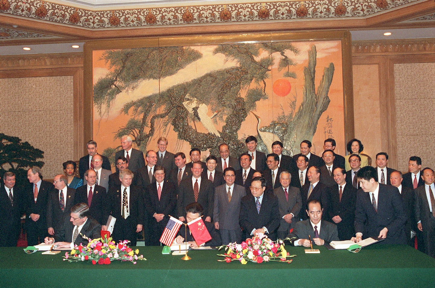1997年3月，上汽通用签字仪式在北京人民大会堂举行
