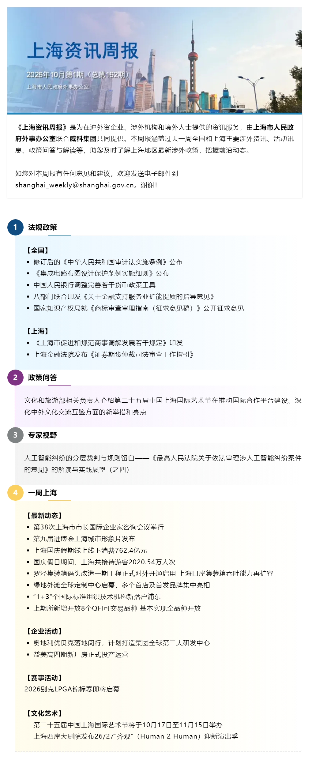 《上海资讯周报》涉外资讯一站式服务(2026年10月第1期,总第162期).png