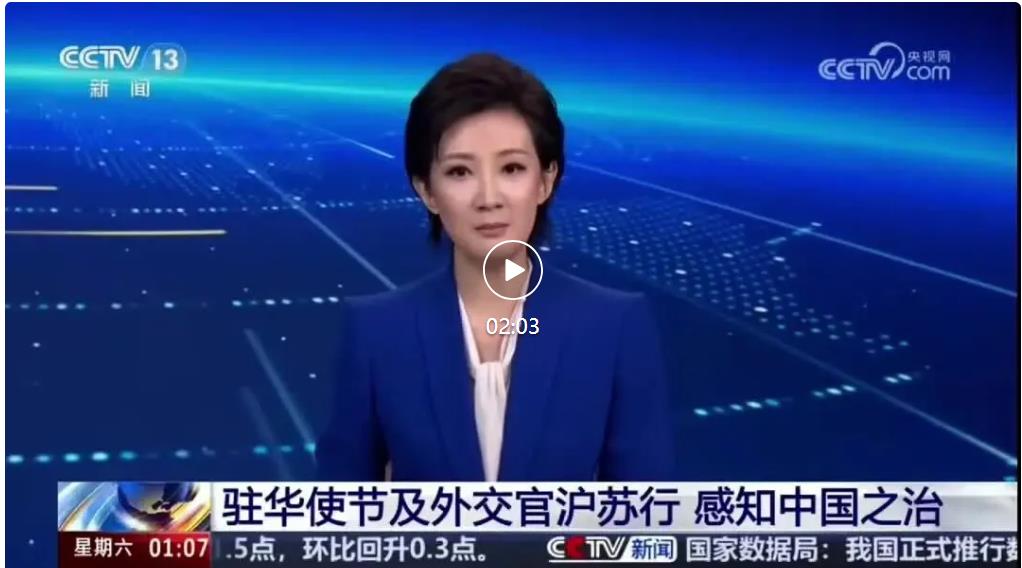 驻华使节及外交官沪苏行 感知中国之治